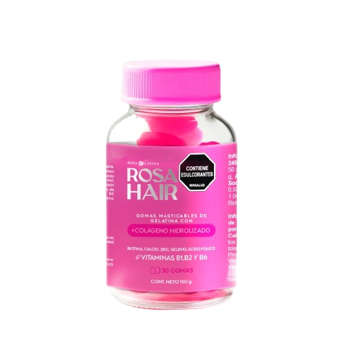 Rosa Hair | Gomitas para el Cabello